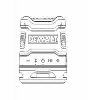 DeWalt DCR009 Speaker TYPE 1 Spare Parts